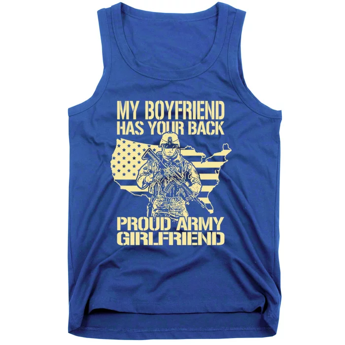 My Friend Has Your Back Military Proud Army Friend Great Gift Tank Top