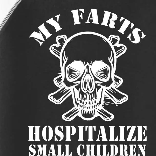 My Farts Hospitalize Small Children Funny Satire Dad Joke Toddler Fine Jersey T-Shirt