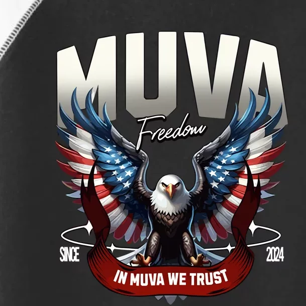 Muva Freedom In Muva We Trust Since 2024 Toddler Fine Jersey T-Shirt