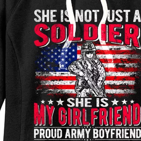 My Friend Is Soldier Hero Proud Army Friend Military Cool Gift Women's Fleece Hoodie