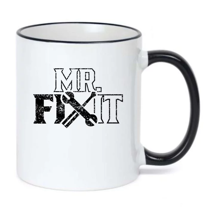 Mr Fix It Handy Overhaul Repair Fixing Gift Black Color Changing Mug