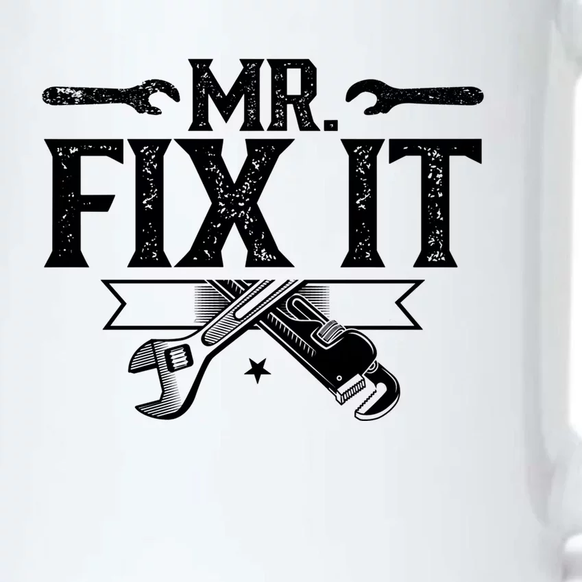 Mr Fix It Handy Repair Fixing Tinkerer Funny Gift Black Color Changing Mug