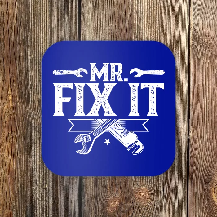 Mr Fix It Handy Repair Fixing Tinkerer Funny Gift Coaster