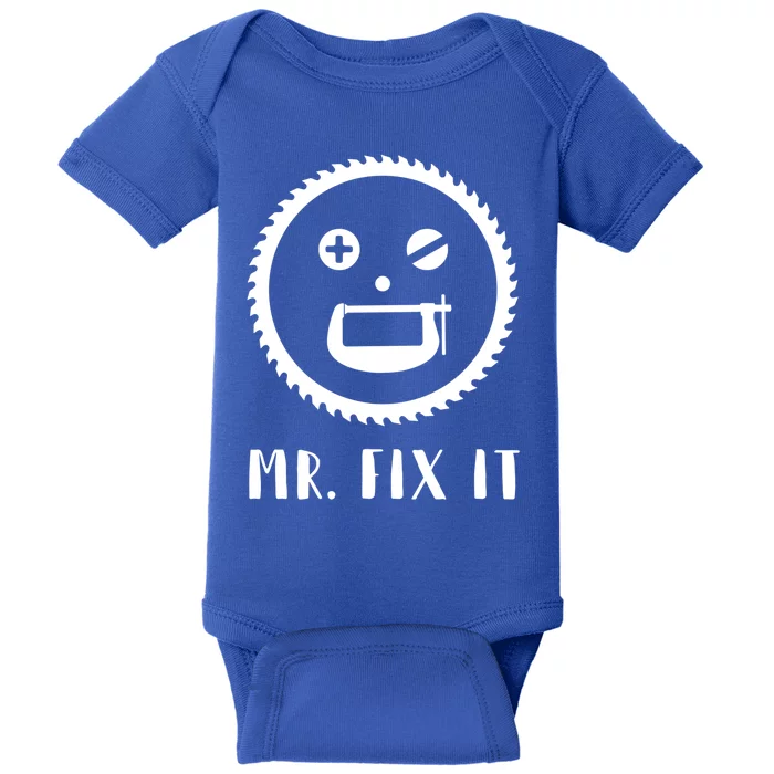 Mr Fix It Gift Handy Dad Meaningful Gift Baby Bodysuit