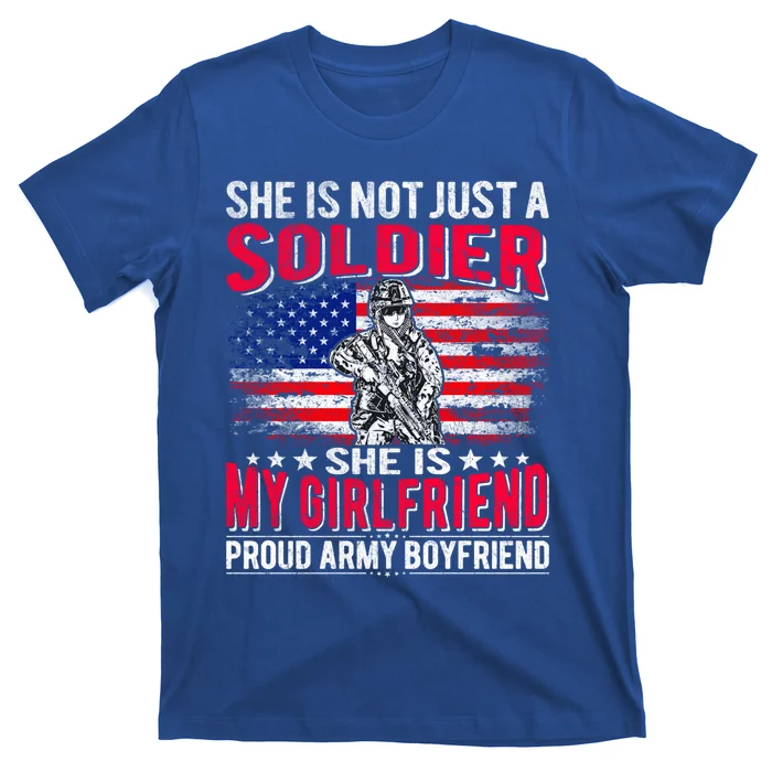 My Friend Is Soldier Hero Proud Army Friend Military Gift T-Shirt