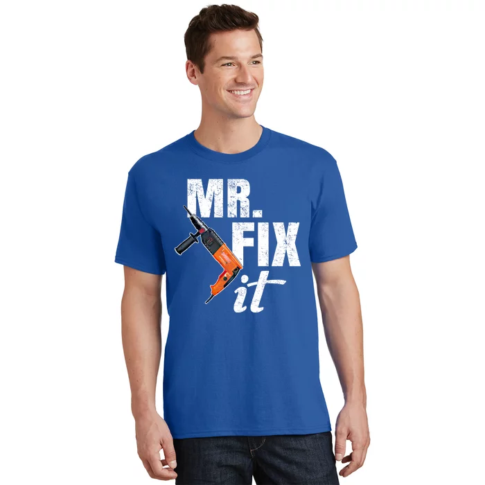 Mr Fix It Distressed Gift T-Shirt