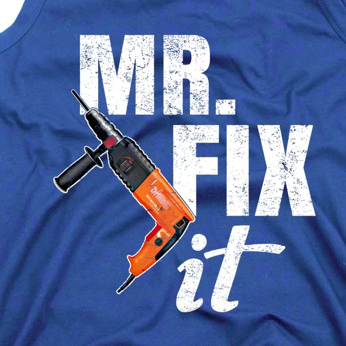 Mr Fix It Distressed Gift Tank Top