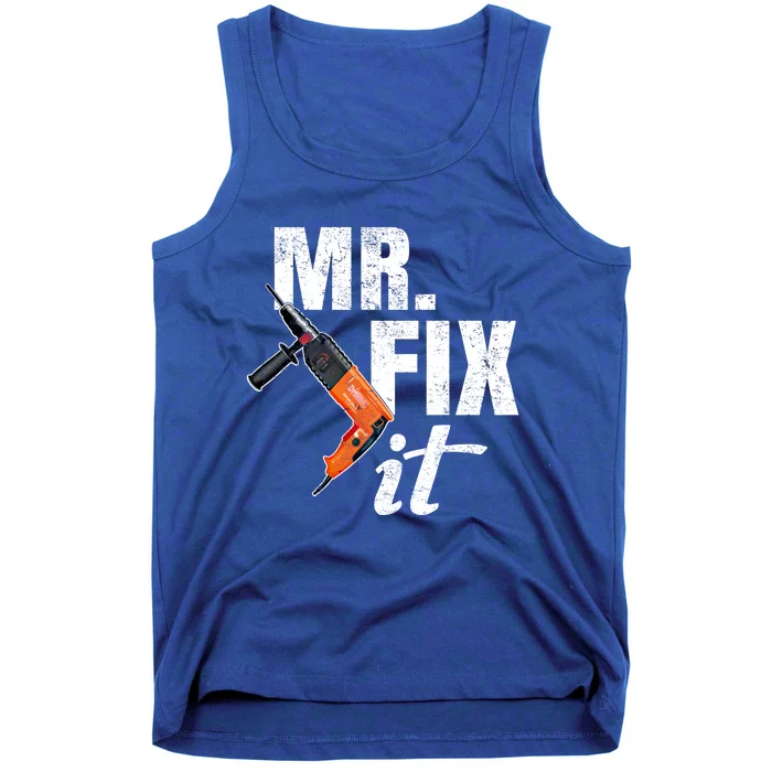 Mr Fix It Distressed Gift Tank Top