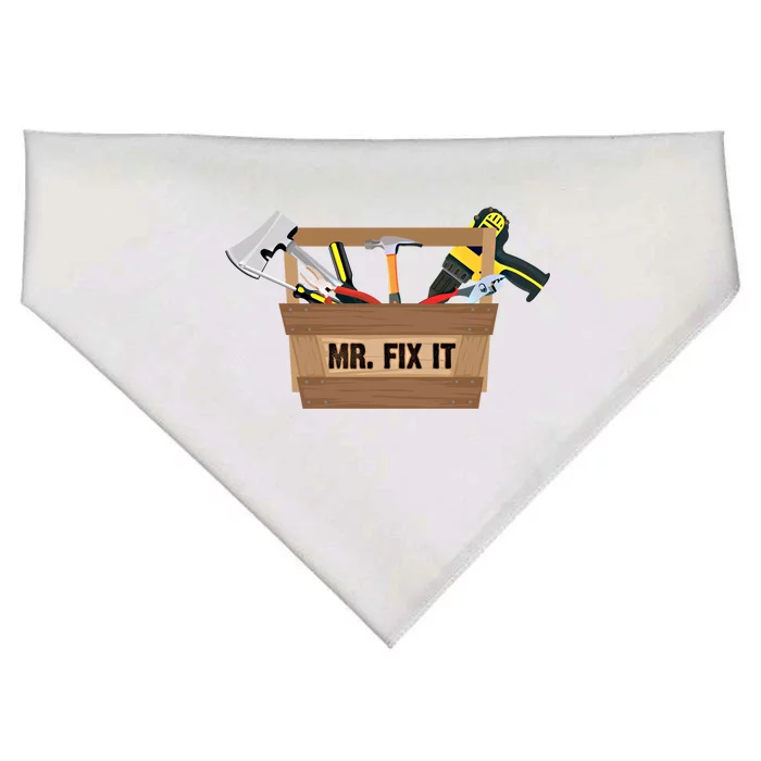 Mr Fix It Cute Great Repair Gift USA-Made Doggie Bandana