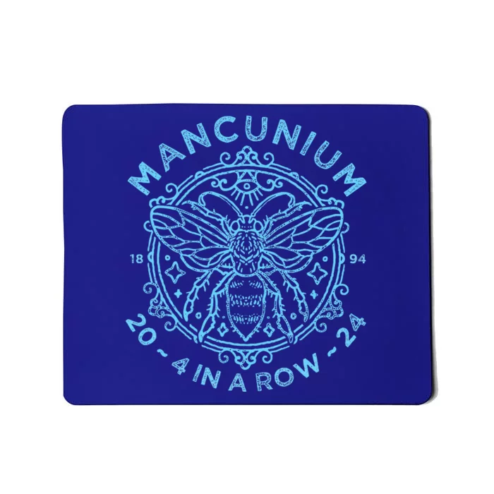 Mancunium Four In A Row Champions City 2024 Mousepad