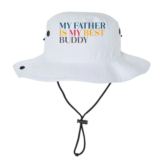 My Father Is My Best Buddy Cute Legacy Cool Fit Booney Bucket Hat