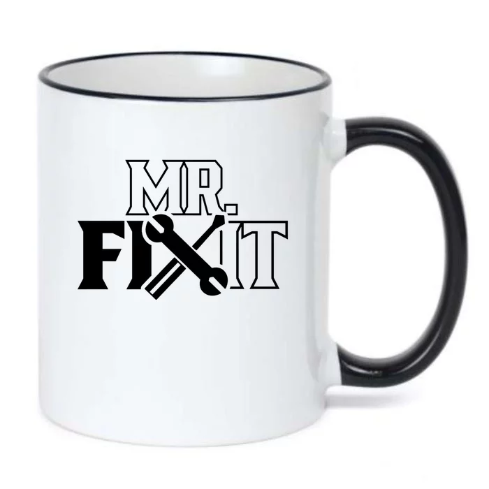 Mr Fix It Handy Overhaul Repair Fixing Gift Black Color Changing Mug