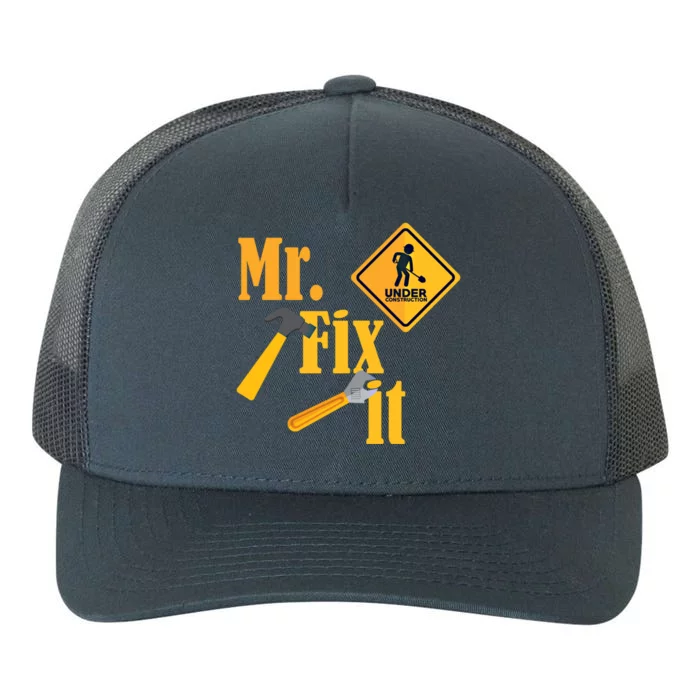 Mr Fix It Diy Handy Upcycling Repairing Workshop Fixing Gift Yupoong Adult 5-Panel Trucker Hat