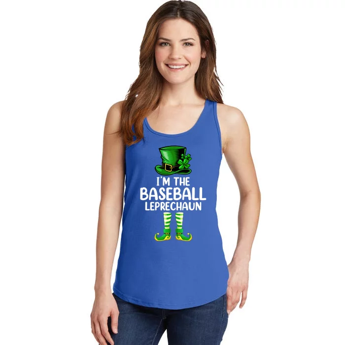 Matching Family I'm The Baseball Leprechaun St Patrick's Day Gift Ladies Essential Tank