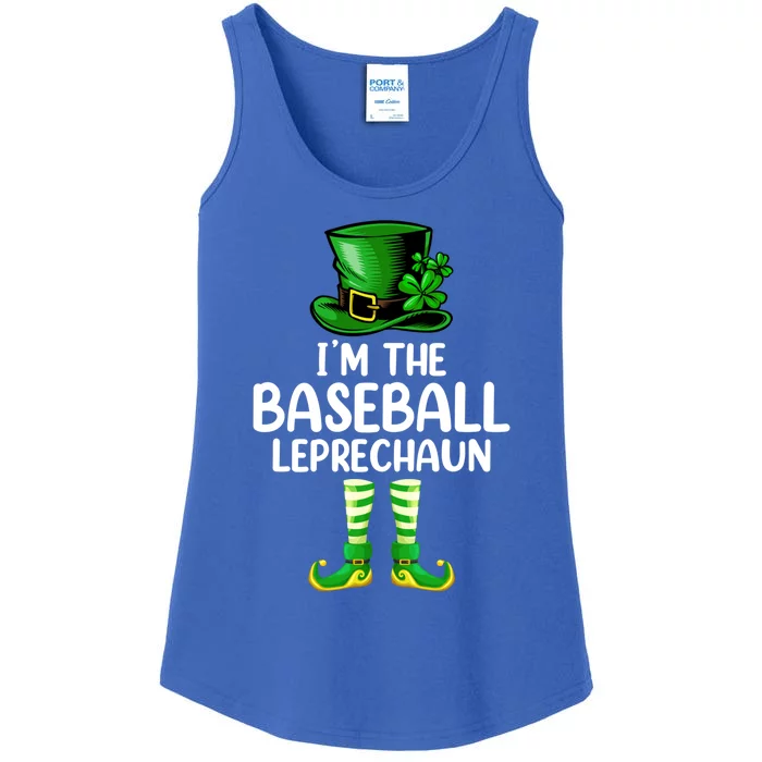 Matching Family I'm The Baseball Leprechaun St Patrick's Day Gift Ladies Essential Tank