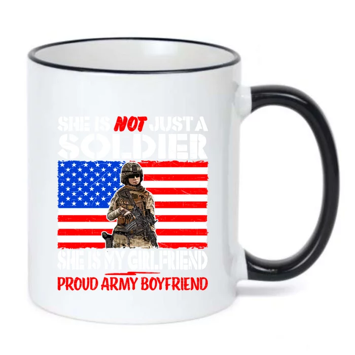 My Friend Is A Soldier Proud Army Friend Lover Gift Meaningful Gift Black Color Changing Mug