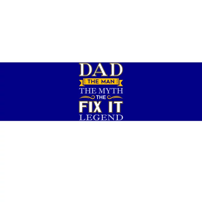 Mr Fix It Dad Funny Gift Fathers Day Handy Cute Gift Bumper Sticker