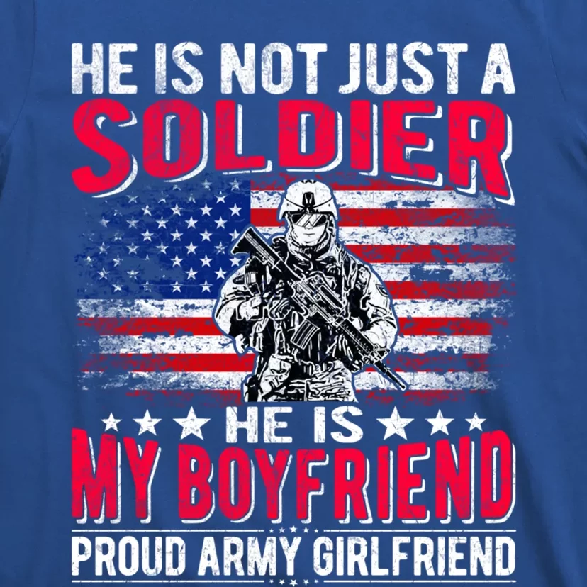 My Friend Is A Soldier Hero Proud Army Friend Funny Gift T-Shirt