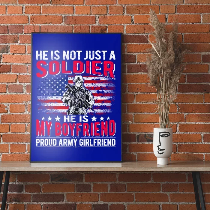 My Friend Is A Soldier Hero Proud Army Friend Funny Gift Poster