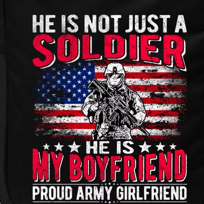 My Friend Is A Soldier Hero Proud Army Friend Funny Gift Impact Tech Backpack