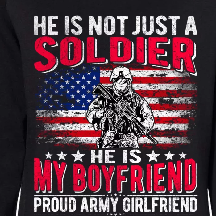 My Friend Is A Soldier Hero Proud Army Friend Funny Gift Womens California Wash Sweatshirt