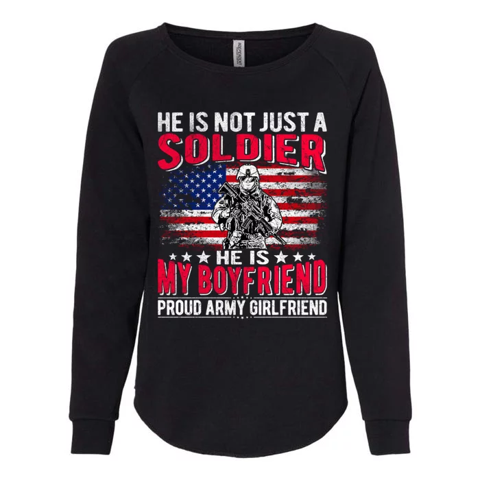 My Friend Is A Soldier Hero Proud Army Friend Funny Gift Womens California Wash Sweatshirt