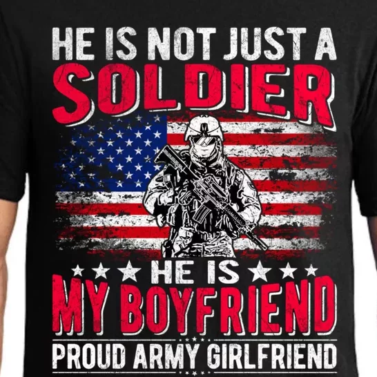 My Friend Is A Soldier Hero Proud Army Friend Funny Gift Pajama Set