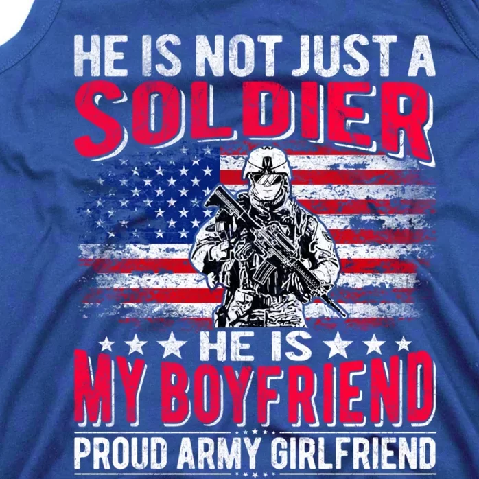 My Friend Is A Soldier Hero Proud Army Friend Funny Gift Tank Top