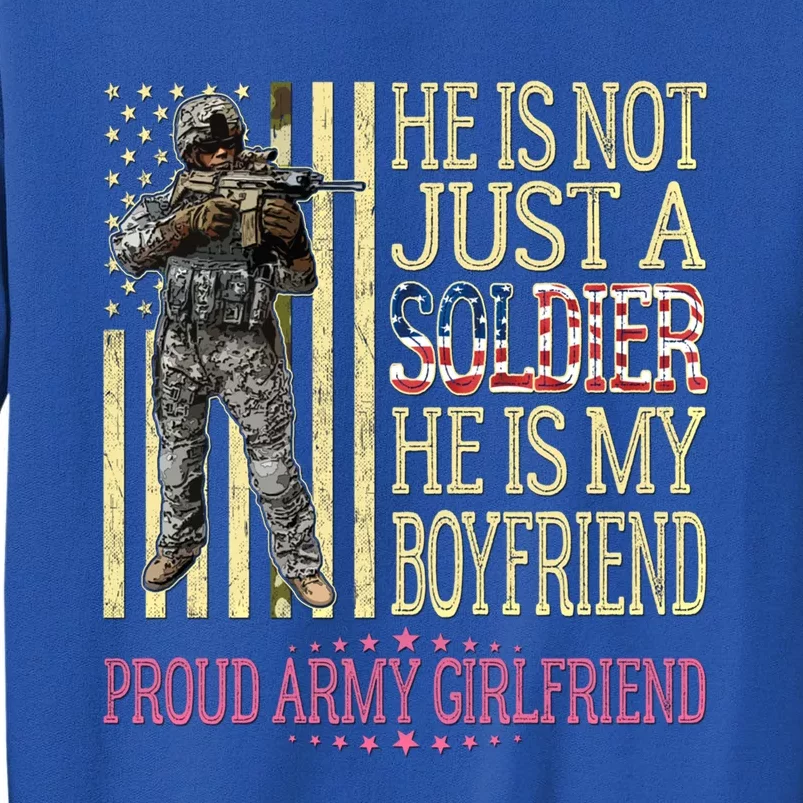 My Friend Is My Soldier Hero Gift Proud Army Friend Gift Funny Gift Sweatshirt