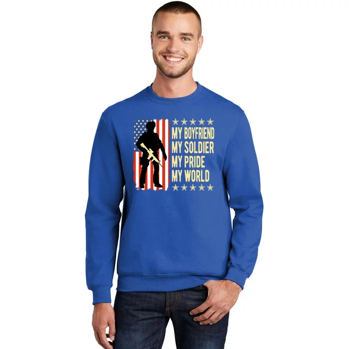 My Friend Is A Soldier Hero Proud Army Friend Funny Gift Great Gift Sweatshirt