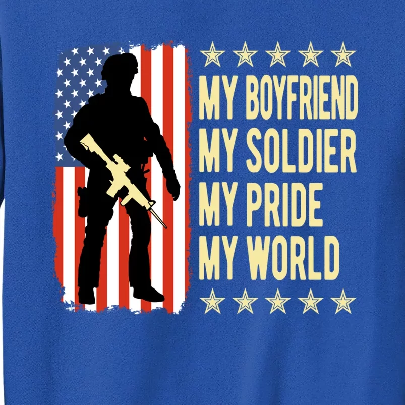 My Friend Is A Soldier Hero Proud Army Friend Funny Gift Great Gift Sweatshirt