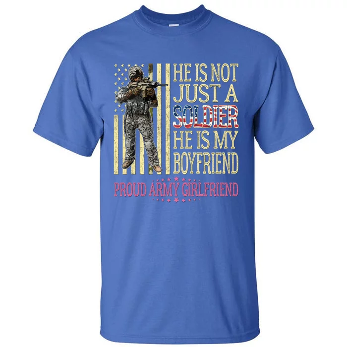 My Friend Is My Soldier Hero Gift Proud Army Friend Gift Tall T-Shirt