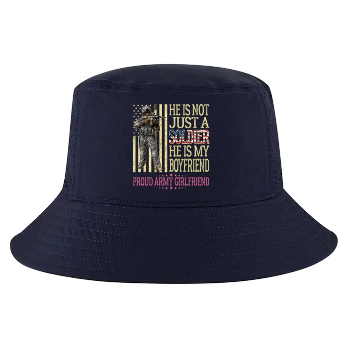 My Friend Is My Soldier Hero Gift Proud Army Friend Gift Cool Comfort Performance Bucket Hat