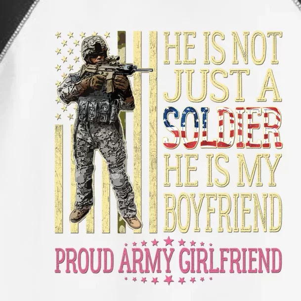 My Friend Is My Soldier Hero Gift Proud Army Friend Gift Toddler Fine Jersey T-Shirt