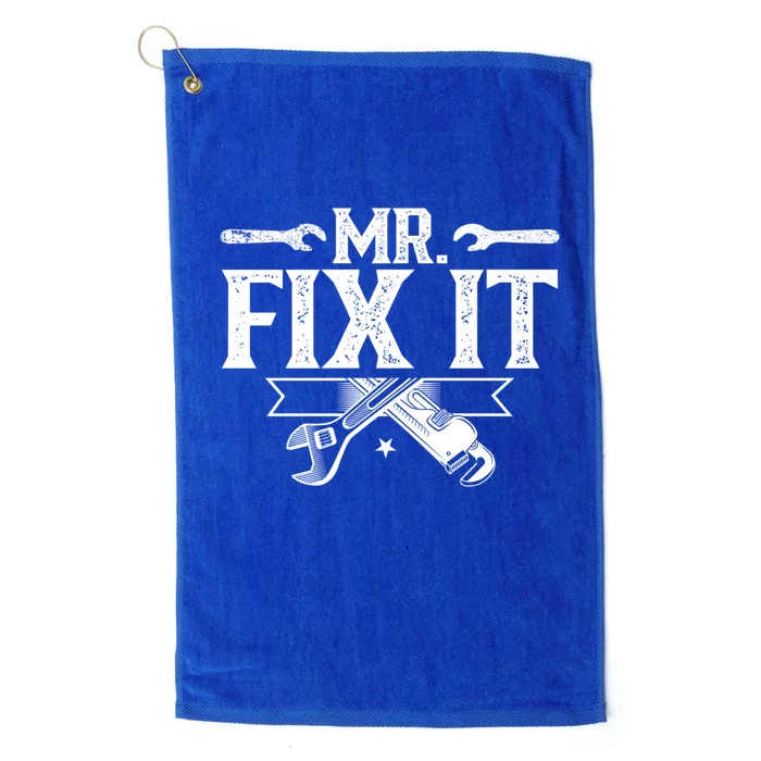 Mr Fix It Handy Repair Fixing Tinkerer Great Gift Platinum Collection Golf Towel