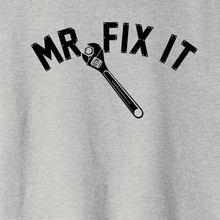 Mr Fix It Meaningful Gift Women's Crop Top Tee