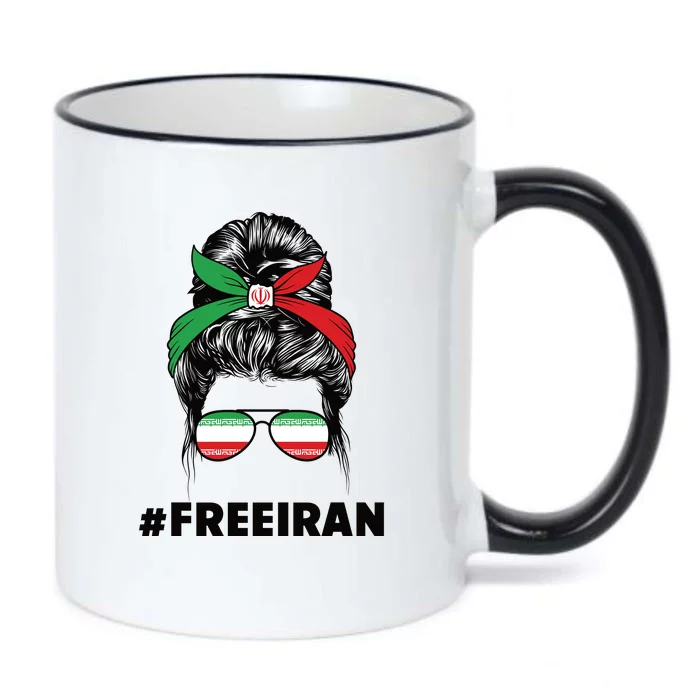 MahsaAmini Free Iran Women Life Freedom Protest Black Color Changing Mug