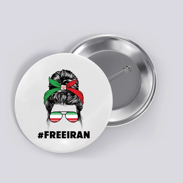 MahsaAmini Free Iran Women Life Freedom Protest Button