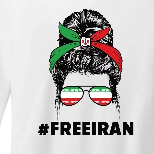 MahsaAmini Free Iran Women Life Freedom Protest Womens CVC Long Sleeve Shirt