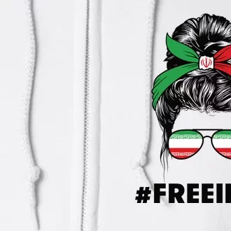 MahsaAmini Free Iran Women Life Freedom Protest Full Zip Hoodie