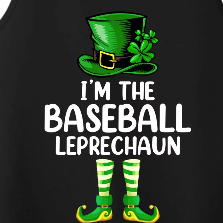 Matching Family I'm The Baseball Leprechaun St Patrick's Day Gift Performance Tank