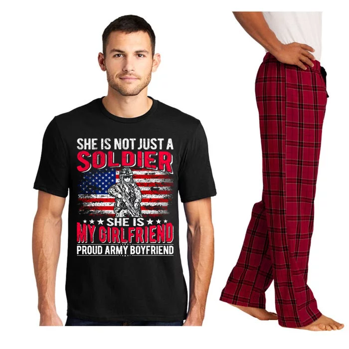 My Friend Is A Soldier Proud Army Friend Lover Funny Gift Pajama Set