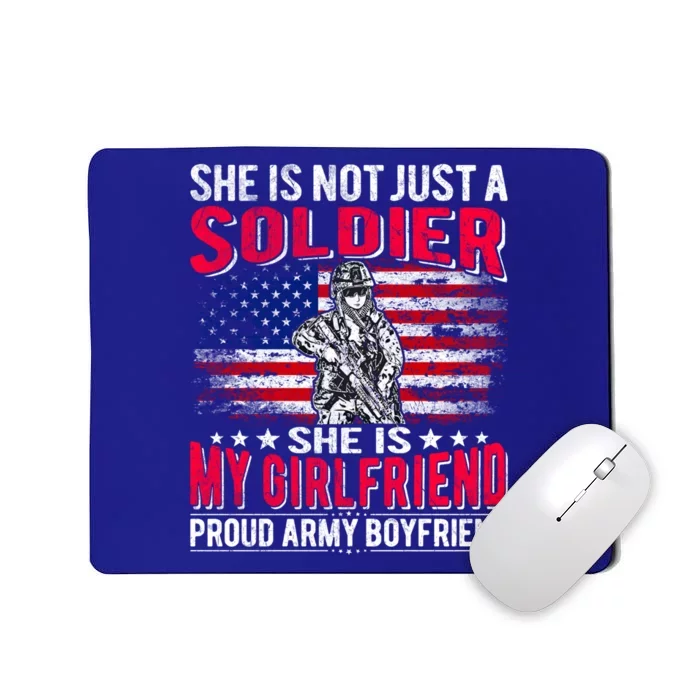 My Friend Is A Soldier Proud Army Friend Lover Funny Gift Mousepad