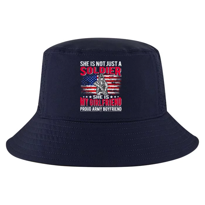 My Friend Is A Soldier Proud Army Friend Lover Funny Gift Cool Comfort Performance Bucket Hat