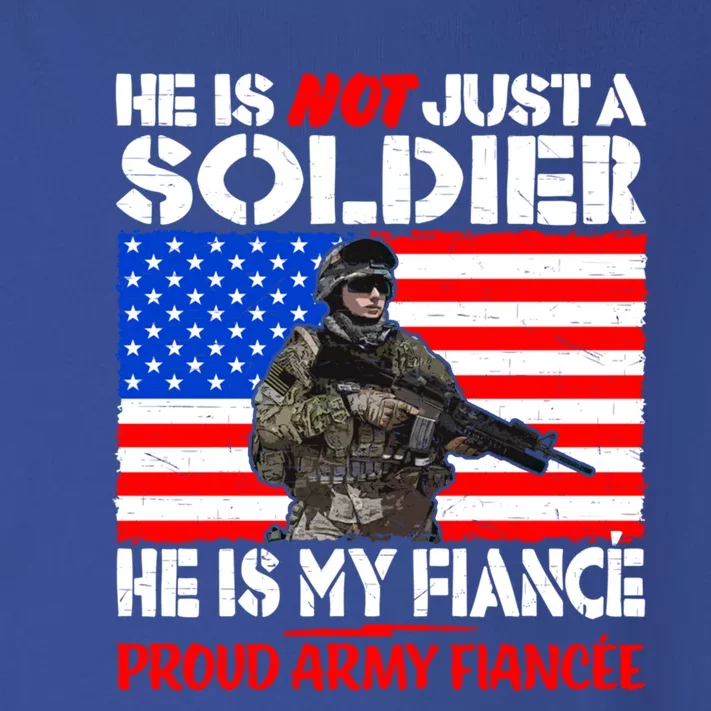 My Fiance Is A Soldier Proud Army Fiancee Gift Military Family Gift Toddler Long Sleeve Shirt