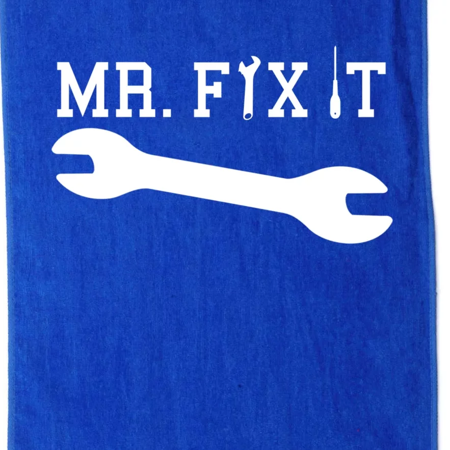 Mr Fix It Handy Dad Mechanic Fathers Day Gift Meaningful Gift Platinum Collection Golf Towel