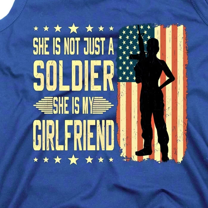 My Friend Is A Soldier Hero Proud Army Friend Funny Gift Tank Top