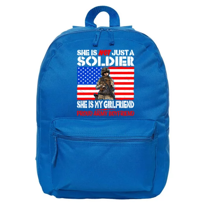 My Friend Is A Soldier Proud Army Friend Lover Gift 16 in Basic Backpack