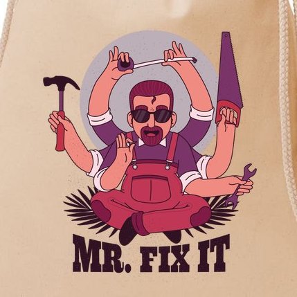 Mr Fix It Drawstring Bag