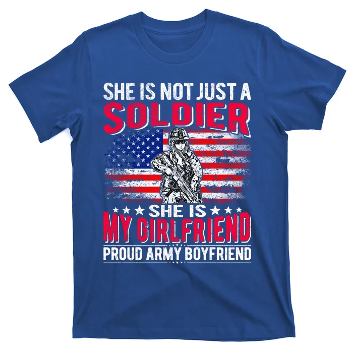 My Friend Is Soldier Hero Proud Army Friend Military Gift T-Shirt